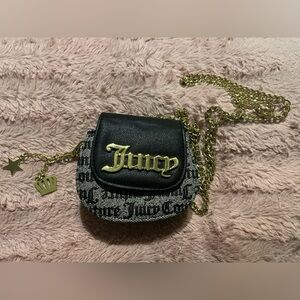 Juicy Couture Black and Gold Mini Bag